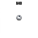 FENDER BOLT KIT, MOUNTING HARDWARE WITH INSTRUCTIONS