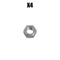 FENDER BOLT KIT, MOUNTING HARDWARE WITH INSTRUCTIONS