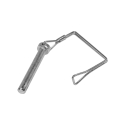 PIN, SAFETY SNAP, 3/8" X 2-1/2" ZINC PLATED