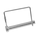 PIN, SAFETY SNAP, 3/8" X 2-1/2" ZINC PLATED