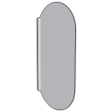 MANDOOR, FOR ALUMINUM RADIUS BULKHEAD