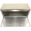 AERO TOOLBOX, ALUMINUM MILL/POLISHED DOOR, 18" X 18" X 60"