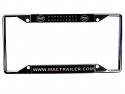 MAC TRAILER LICENSE PLATE FRAME