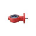 BUTTERFLY VALVE 2", CAST IRON, SS DISC, BLACK NITRILE