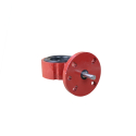 BUTTERFLY VALVE 2", CAST IRON, SS DISC, BLACK NITRILE