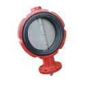 BUTTERFLY VALVE 5", 400 SERIES CAST IRON, STAINLESS STEEL DISC, BLACK NITRILE
