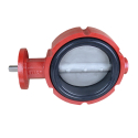 BUTTERFLY VALVE 5", 400 SERIES CAST IRON, STAINLESS STEEL DISC, BLACK NITRILE