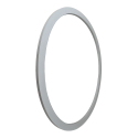 GASKET, BETTS 20" MANLID, WHITE NITRILE FDA TYPE
