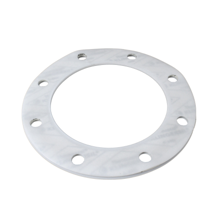 4" GASKET FOR 4042RD CHECK VALVE, TEFLON W/SOFT FIBER CORE, 8 HOLE