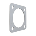 3" GASKET FOR 8426 CHECK VALVE, WHITE EPDM 4 BOLT, SQUARE FLANGE/ 3" PIPE