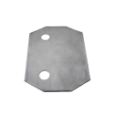 AIR SPRING MOUNTING PLATE, INTRAAX 230T/250T WELD ON 13-1/2"-17"