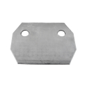 AIR SPRING MOUNTING PLATE, INTRAAX 230T/250T WELD ON 13-1/2"-17"