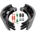 BRAKE SHOE KIT W/ HARDWARE, Q-PLUS