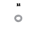 SHOCK ABSORBER BOLT KIT, HT-250US