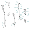 59007756-6, HINGE ASSEMBLY, GROUND CONTROL, SMOOTH SIDE OUTSET, OSSS CSS