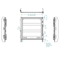 55002510, HINGE ASSEMBLY, MOVING FLOOR PADDLE LATCH