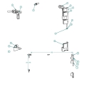 59007756-4, HINGE ASSEMBLY, OVERSLUNG SS, SHEET & POST