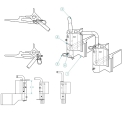 55003093-1, HINGE ASSEMBLY SLIDE & LOCK, SS ON SSOS