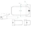 55006115, HINGE ASSEMBLY, STEEL OSSS
