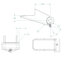 55006109, HINGE ASSEMBLY, STEEL SIDE SWING