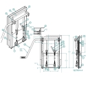 55003930-14, COAL DOOR ASSEMBLY 14", SMOOTH SIDE