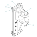 55011403, F-STYLE HINGE ASSEMBLY