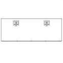 28111818-48 (RELATED PARTS) AERO TOOLBOX, 18" X 18" X 48", ALUMINUM MILL/POLISHED DOOR