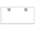 28112424-48 (RELATED PARTS) AERO TOOLBOX, 24" X 24" X 48", ALUMINUM MILL/POLISHED DOOR