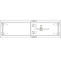 28131818-61 (RELATED PARTS) AERO TOOLBOX, 18" X 18" X 60", PASSENGER SIDE ALUMINUM DOUBLE DOOR W/ CAMLOCK