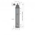 25002084-161 (RELATED PARTS) CYLINDER, CUSTOM HOISTS 8-4-161