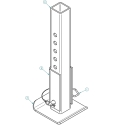 59300041, ALUMINIUM DROP LEG BULLET