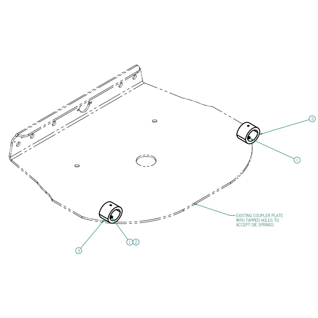 59004204, NF COUPLER ANTI-TILT BUMPER KIT