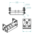 59000440, HOIST MOUNT ASSEMBLY (A-FRAME) AND FASTENERS