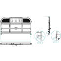 K-59000810, COUPLER ASSEMBLY KIT, 102" WIDE STANDARD