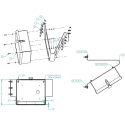 73325086 (RELATED PARTS) GAUGE BOX BRACKET ASSEMBLY, SINGLE BEND