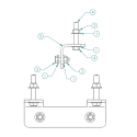 73222603, FR EXTENSION SUPPORT BRACKET