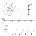 73520255, FENDER BRACKET ASSEMBLY, INSIDE ANGLE, LEFT SIDE