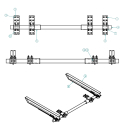 58003806-96, REAR END PIN & SHOE (DBL.) 96 HAS BEEN REPLACED WITH PART#58003806-2