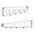 73520057, FRONT FENDER BRACKET DS W/ LIGHT ASSEMBLY W/ HARDWARE