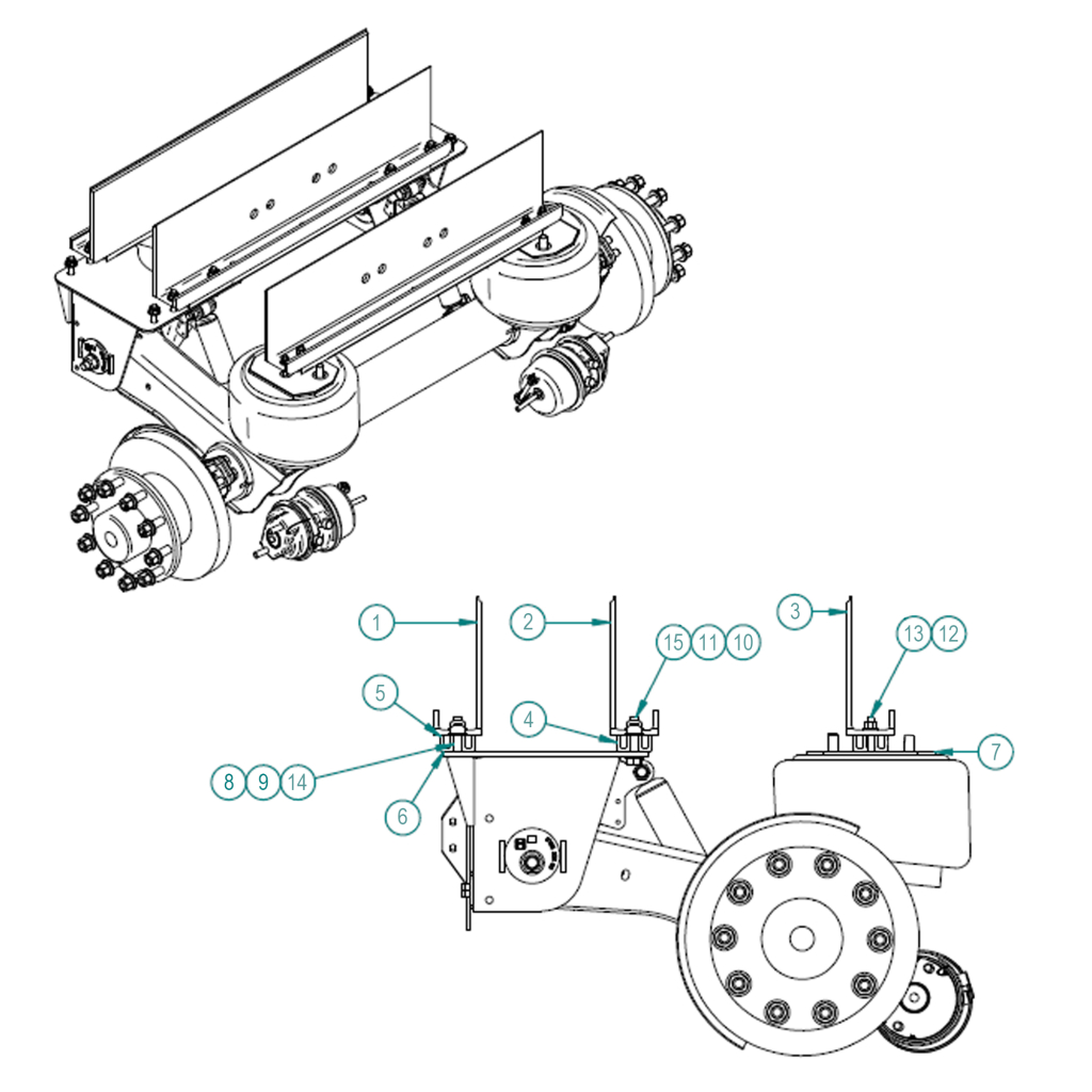 70005020-102, CROSSMEMBER ASSEMBLY., AAT, ADB, 72K-80K, 102"