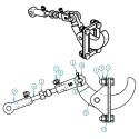 55003147, TAILGATE LATCH ASSEMBLY, TP OVERSLUNG