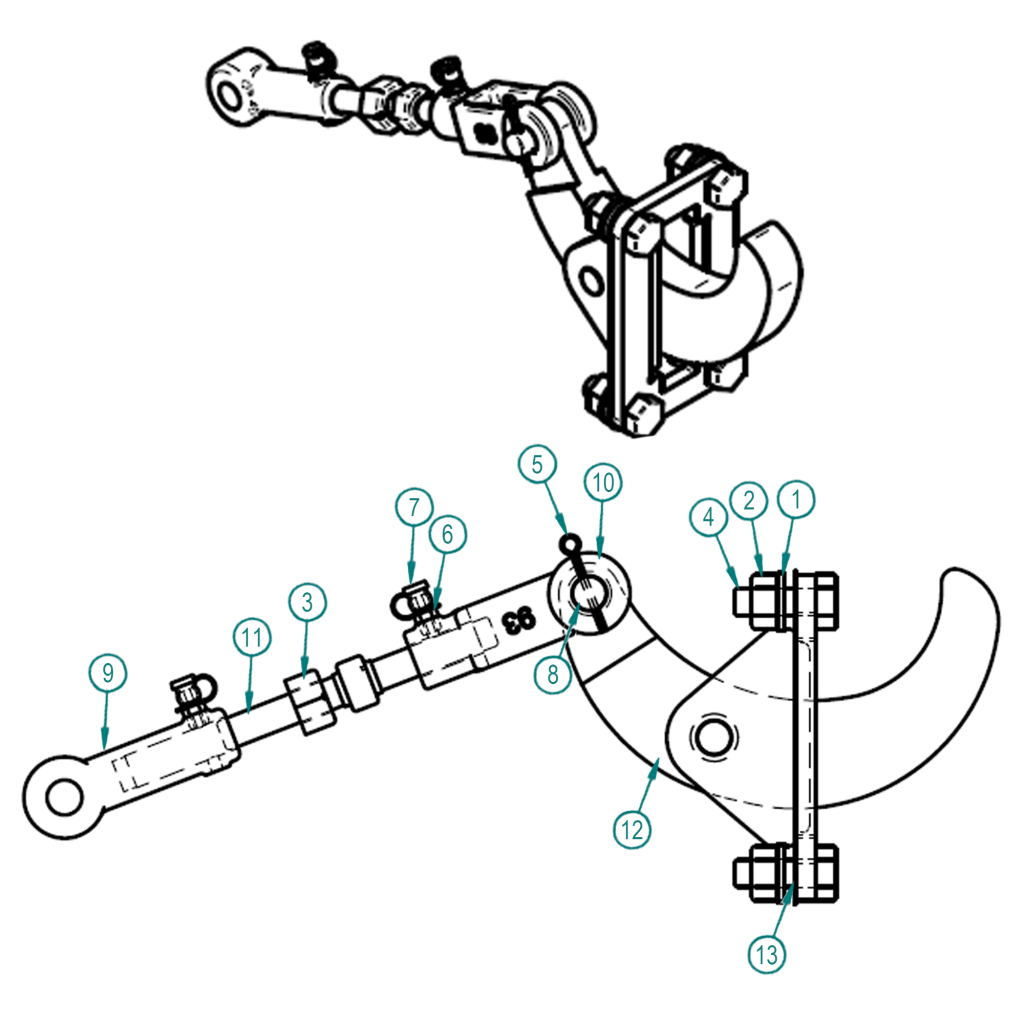 55003147, TAILGATE LATCH ASSEMBLY, TP OVERSLUNG