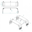 K-71000040, KIT DIAMOND PLATE FULL FENDER